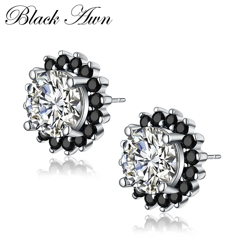 BLACK AWN 2020 New Cute Genuine 3.2g 925 Sterling Silver Jewelry Wedding Flower Stud Earrings for Women Female Earring T098
BLACK AWN 2020 New Cute Genuine 3.2g 925 Sterling Silver Jewelry Wedding Flower Stud Earrings for Women Female Earring T098