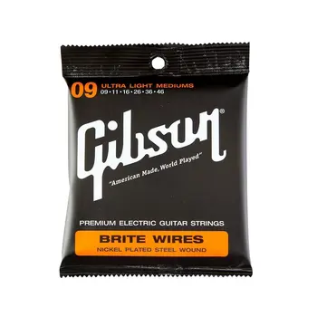 GibsonGuitar SEG-700ULMC Brite Wires Electric Guitar Strings. Ultra Light Med Custom 09-46
GibsonGuitar SEG-700ULMC Brite Wires Electric Guitar Strings. Ultra Light Med Custom 09-46