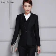 2019 Womens Business Trousers Suits Office Ladies Formal Pant Suits for Women Blazer and Pants Set 2 Pieces Black Grey Pantsuit
2019 Womens Business Trousers Suits Office Ladies Formal Pant Suits for Women Blazer and Pants Set 2 Pieces Black Grey Pantsuit