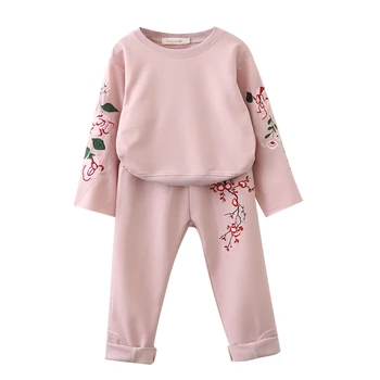 Girls Clothing Sets 2020 Autunm Children Clothing Flower Embroidery Sweatshirts+Pants Suit 2pcs Kids Clothing Set Girls Clothes
Girls Clothing Sets 2020 Autunm Children Clothing Flower Embroidery Sweatshirts+Pants Suit 2pcs Kids Clothing Set Girls Clothes