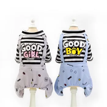 2019 Striped Dog Jumpsuit Pet Clothes Gray Blue Puppy Dog Cat Jumpsuits Coat Clothing Pug Poodle Bichon Small Dogs Costumes #LYR
2019 Striped Dog Jumpsuit Pet Clothes Gray Blue Puppy Dog Cat Jumpsuits Coat Clothing Pug Poodle Bichon Small Dogs Costumes #LYR