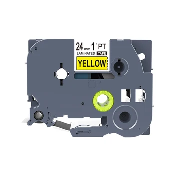 1PCS Compatible TZ Laminated label Tape 24mm Black on Yellow TZe-651 TZe 651 TZe651 Cassette for Brother P touch Printer PT-750 
1PCS Compatible TZ Laminated label Tape 24mm Black on Yellow TZe-651 TZe 651 TZe651 Cassette for Brother P touch Printer PT-750