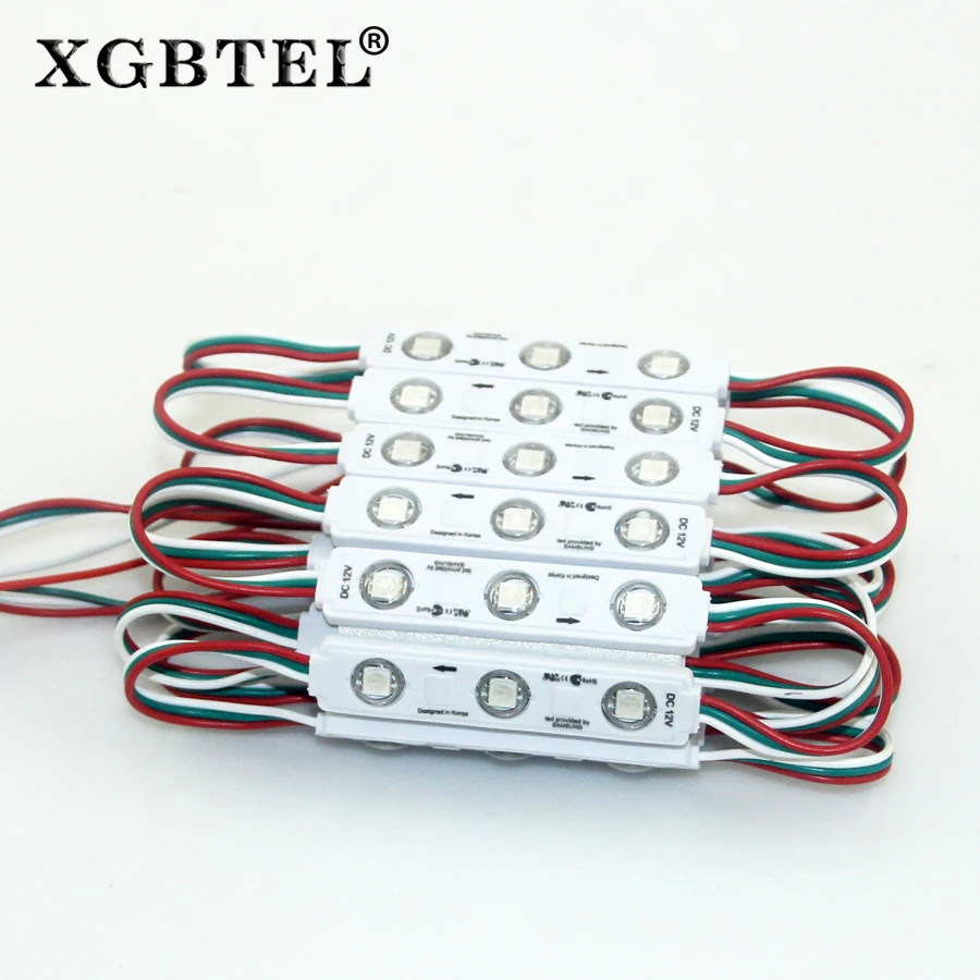 1000 pcs/lot Utra Bright SMD5050 RGB LED Module Waterproof 2811 IC DC12V Advertising Light,Led Backlight For Channel Letter
1000 pcs/lot Utra Bright SMD5050 RGB LED Module Waterproof 2811 IC DC12V Advertising Light,Led Backlight For Channel Letter