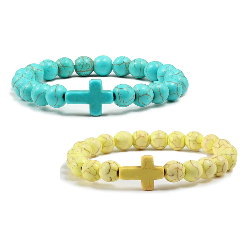 Fashion Yellow Green Red Blue Charm Jesus Cross Bracelets Men Natural Stone Beaded Bracelet Bangle Women praying Yoga Jewelry
Fashion Yellow Green Red Blue Charm Jesus Cross Bracelets Men Natural Stone Beaded Bracelet Bangle Women praying Yoga Jewelry