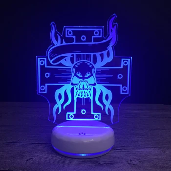 Novelty Skull Led Table Lamp Multi Color USB Touch remote Control Led Night Light For Decoration Home Color Changing Ligts
Novelty Skull Led Table Lamp Multi Color USB Touch remote Control Led Night Light For Decoration Home Color Changing Ligts