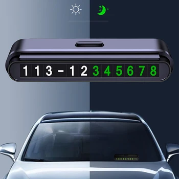 Car Luminous Temporary Parking Card Automotive Hidden Digital Phone Number Plate Stickers Night Light Car Park Stop Accessories
Car Luminous Temporary Parking Card Automotive Hidden Digital Phone Number Plate Stickers Night Light Car Park Stop Accessories