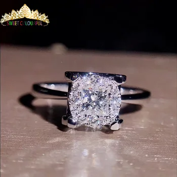 100% 18K 750Au Gold Moissanite Diamond Ring Wedding ring D color VVS With national certificate MO-H1017
100% 18K 750Au Gold Moissanite Diamond Ring Wedding ring D color VVS With national certificate MO-H1017