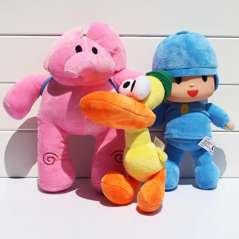 1Pcs Pocoyo Elly Pato Duck Elephant Plush Toy Stuffed Animals Plush Doll Toys Great Gift 19cm/25cm/27cm
1Pcs Pocoyo Elly Pato Duck Elephant Plush Toy Stuffed Animals Plush Doll Toys Great Gift 19cm/25cm/27cm