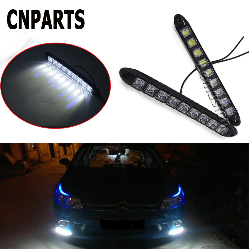 CNPARTS 2pcs Car Flexible Daylight 9 Cob Led Lamp Light For Renault Megane 2 3 Duster VW Touran Passat B6 Golf 7 T5 T4 Fiat 500
CNPARTS 2pcs Car Flexible Daylight 9 Cob Led Lamp Light For Renault Megane 2 3 Duster VW Touran Passat B6 Golf 7 T5 T4 Fiat 500