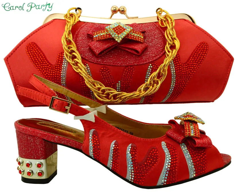 Italian Style Shoes with Matching Bag 2017 New Design African Shoes and Bags Italian Shoes and Bag Set MM1023