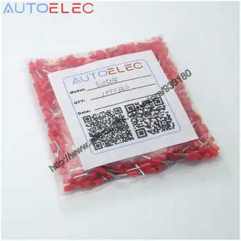 1000PCS E0508 AWG#22 Ferrule Copper Terminal Cord End VE0508 Tube Insulated terminals 0.5mm2 Cable Wire Terminals 8mm length
1000PCS E0508 AWG#22 Ferrule Copper Terminal Cord End VE0508 Tube Insulated terminals 0.5mm2 Cable Wire Terminals 8mm length