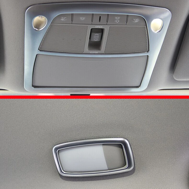 For Nissan MURANO 2015-2017 ABS Pearl Chrome Interior lights Reading lights Trim Cover Car Accessories Stickers
For Nissan MURANO 2015-2017 ABS Pearl Chrome Interior lights Reading lights Trim Cover Car Accessories Stickers