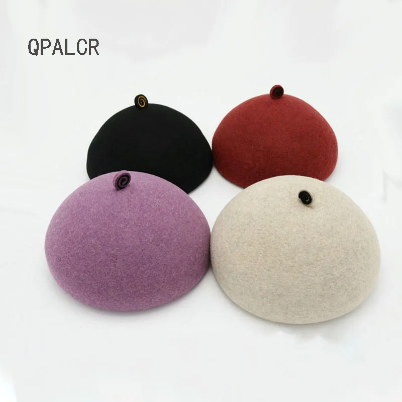 QPALCR Lady Fedora Winter Beret Hat Painter Style Hat Women Wool Felt Hat Vintage Berets Solid Color Caps Female Bonnet Warm Cap
QPALCR Lady Fedora Winter Beret Hat Painter Style Hat Women Wool Felt Hat Vintage Berets Solid Color Caps Female Bonnet Warm Cap