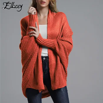 Ellacey 2019 New Spring Batwing Sleeve Women's Sweater Oversized Knit Cardigan Sweater Knitted Open Stitch Women Jacket Outwear
Ellacey 2019 New Spring Batwing Sleeve Women's Sweater Oversized Knit Cardigan Sweater Knitted Open Stitch Women Jacket Outwear