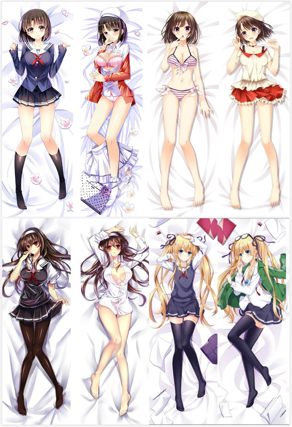 Japanese Anime Otaku Sexy Saenai Heroine no Sodatekata Megumi Kato Hugging Body Pillow Covers Case Bedding Pillows
Japanese Anime Otaku Sexy Saenai Heroine no Sodatekata Megumi Kato Hugging Body Pillow Covers Case Bedding Pillows