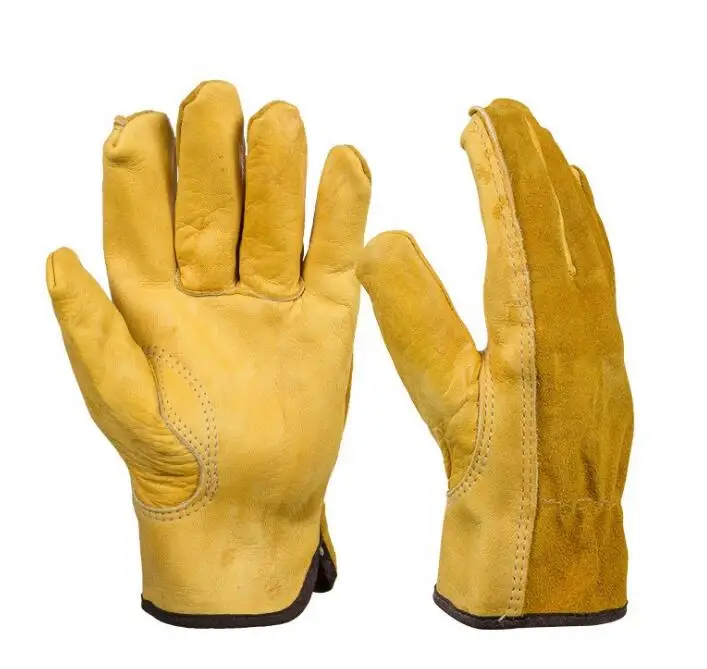 Safety gloves Cowhide Driver protective Five fingers wear resistant and antiskid Garden Workers Welding Moto Gloves Art No:1008
Safety gloves Cowhide Driver protective Five fingers wear resistant and antiskid Garden Workers Welding Moto Gloves Art No:1008