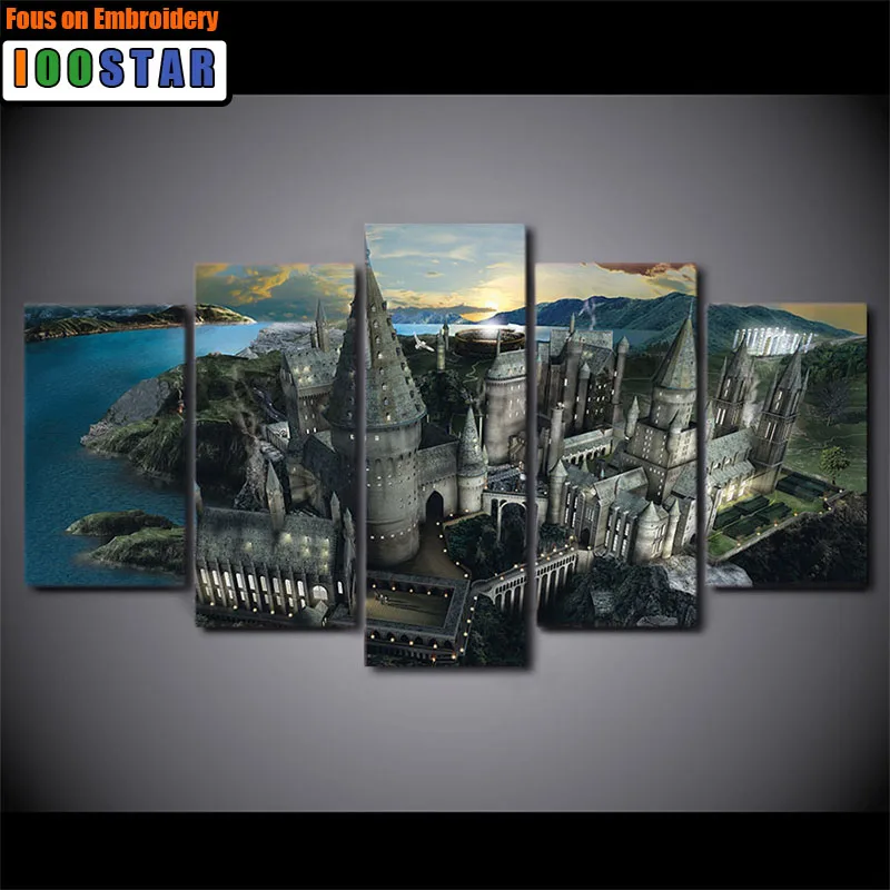 5 Pieces 5D DIY diamond embroidery Harry Potter school needlework cross stitch set full square diamond mosaic diamond painting
5 Pieces 5D DIY diamond embroidery Harry Potter school needlework cross stitch set full square diamond mosaic diamond painting