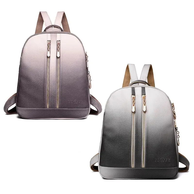 Women Girl Backpack Ombre Travel PU Leather Rucksack Shoulder School Bag Gradient Purple/Gray
Women Girl Backpack Ombre Travel PU Leather Rucksack Shoulder School Bag Gradient Purple/Gray