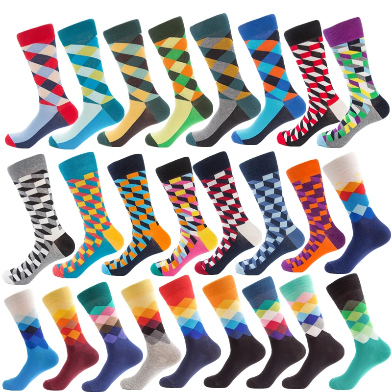 Square Geometry Pattern Striped Men Happy Socks Funny Art Colorful Printed Winter Warm Socks Cotton Long Unisex Socks for Male
Square Geometry Pattern Striped Men Happy Socks Funny Art Colorful Printed Winter Warm Socks Cotton Long Unisex Socks for Male
