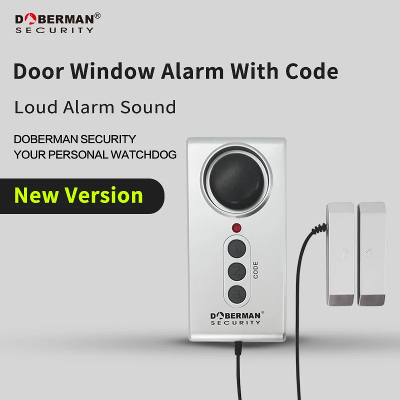 Doberman Security Home Security Window Door Alarm Sensor Protection Door Alarm with Number Code Sensors Detector alarme defender
Doberman Security Home Security Window Door Alarm Sensor Protection Door Alarm with Number Code Sensors Detector alarme defender