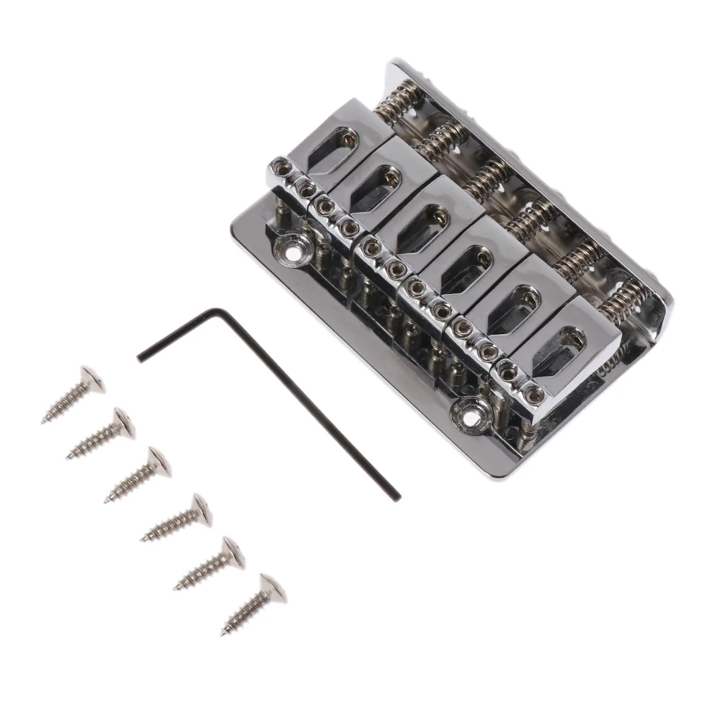 65mm 6 String Guitar Fixed Bridge For Electric Guitar Replacement+Wrench+Screws Guitar Parts & Accessories
65mm 6 String Guitar Fixed Bridge For Electric Guitar Replacement+Wrench+Screws Guitar Parts & Accessories