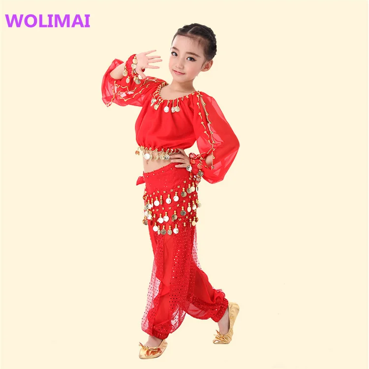 5PCS/SET Belly Dance Costumes Indian Dress for Children Kids Belly Dance Costumes Bollywood Dance Girls Gift S-XXL Long Sleeves
5PCS/SET Belly Dance Costumes Indian Dress for Children Kids Belly Dance Costumes Bollywood Dance Girls Gift S-XXL Long Sleeves