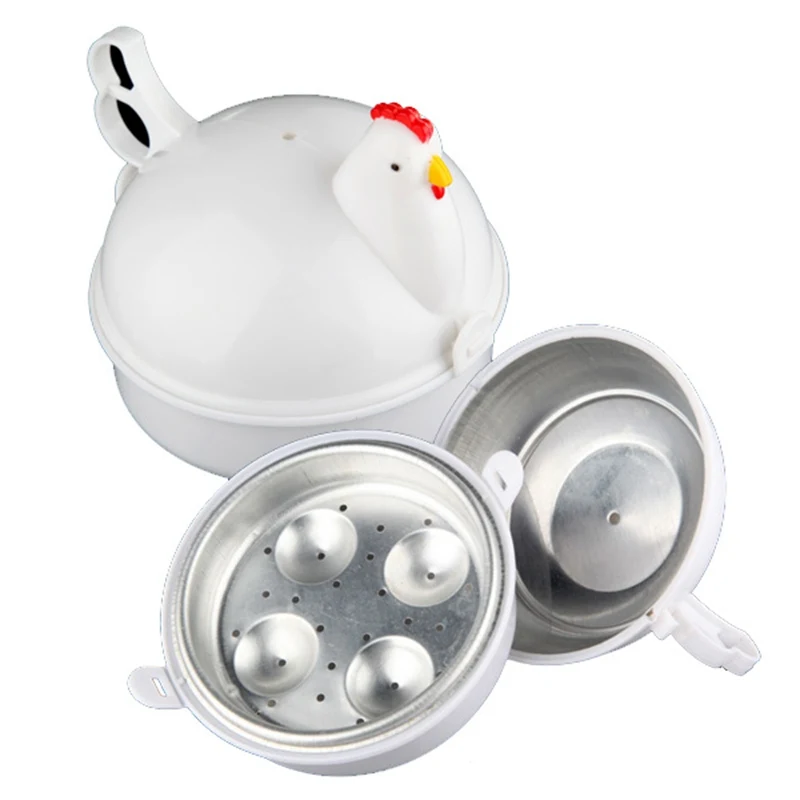 7-Egg Capacity Chicken Shape Electric Egg Boiler Steam Egg Cooker for Hard  Boiled ,Poached 