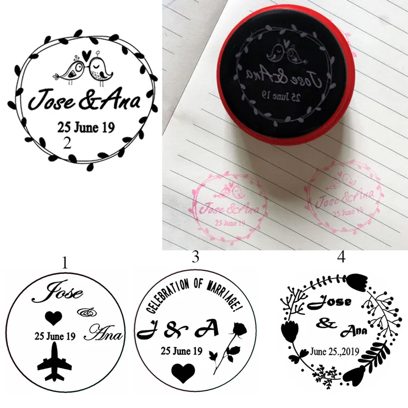 40MM Round Self Inking Photosensitive Seal Stamp Customized Wedding Invitation Stamp
40MM Round Self Inking Photosensitive Seal Stamp Customized Wedding Invitation Stamp