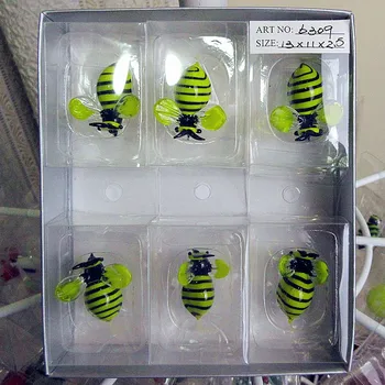 Factory wholesale handmade cute glass bee miniature figurines Easter home gardening cartoon animal decoration Custom pendant set
Factory wholesale handmade cute glass bee miniature figurines Easter home gardening cartoon animal decoration Custom pendant set