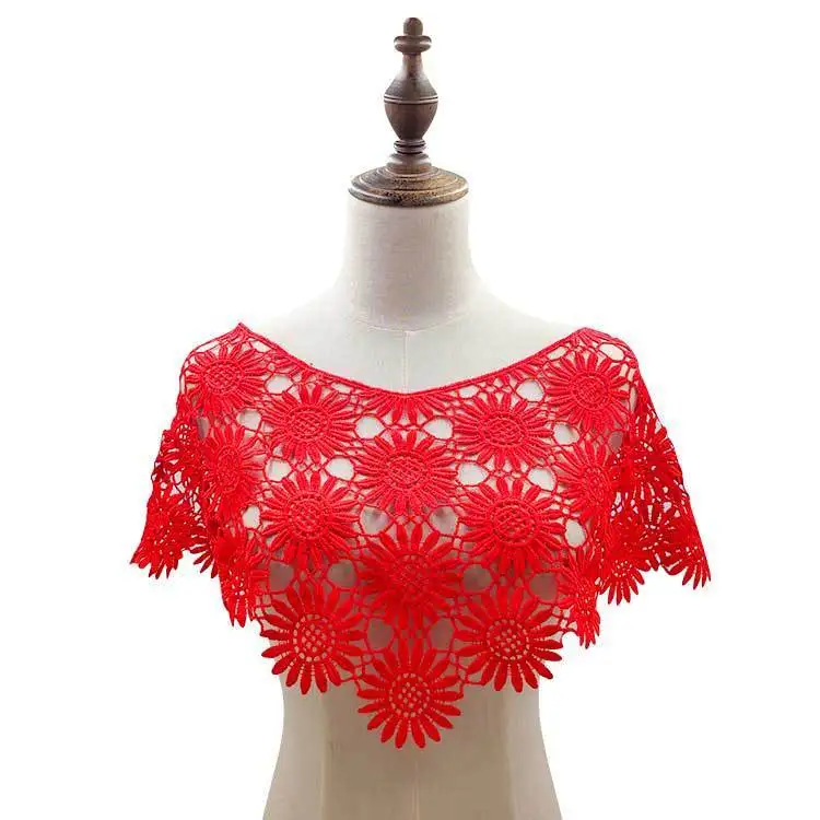 Elegant 3D Embroidered Lace Neckline Collar Lace Applique Flower Motif Shawl Dress Trimmings Sewing Decorate Clothing Decoration
Elegant 3D Embroidered Lace Neckline Collar Lace Applique Flower Motif Shawl Dress Trimmings Sewing Decorate Clothing Decoration