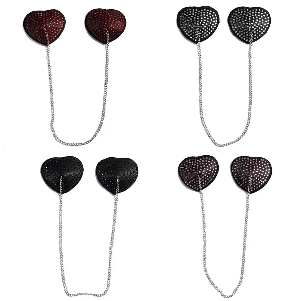 Sexy Chain Rhinestone Nipple Cover Women Reusable Breast Wear Silicone Nipple Pasties Stickers Bra Pads
Sexy Chain Rhinestone Nipple Cover Women Reusable Breast Wear Silicone Nipple Pasties Stickers Bra Pads