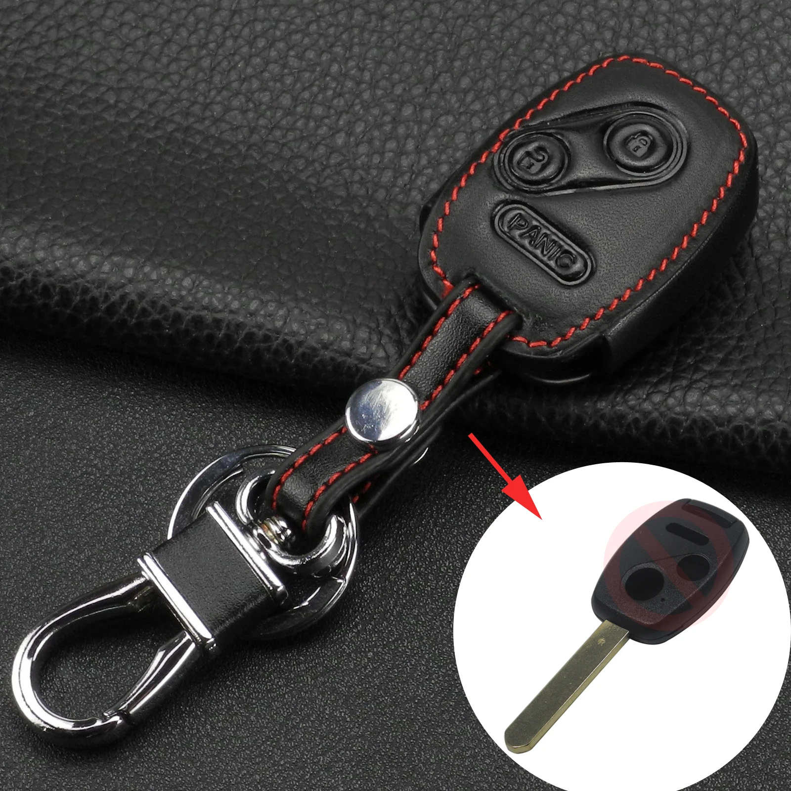 Good Quality Remote 3Buttons Car Key Case Cover Leather For Honda CRV Accord City Civic Odyssey HRV Insight Pilot Jazz Ridgeline
Good Quality Remote 3Buttons Car Key Case Cover Leather For Honda CRV Accord City Civic Odyssey HRV Insight Pilot Jazz Ridgeline