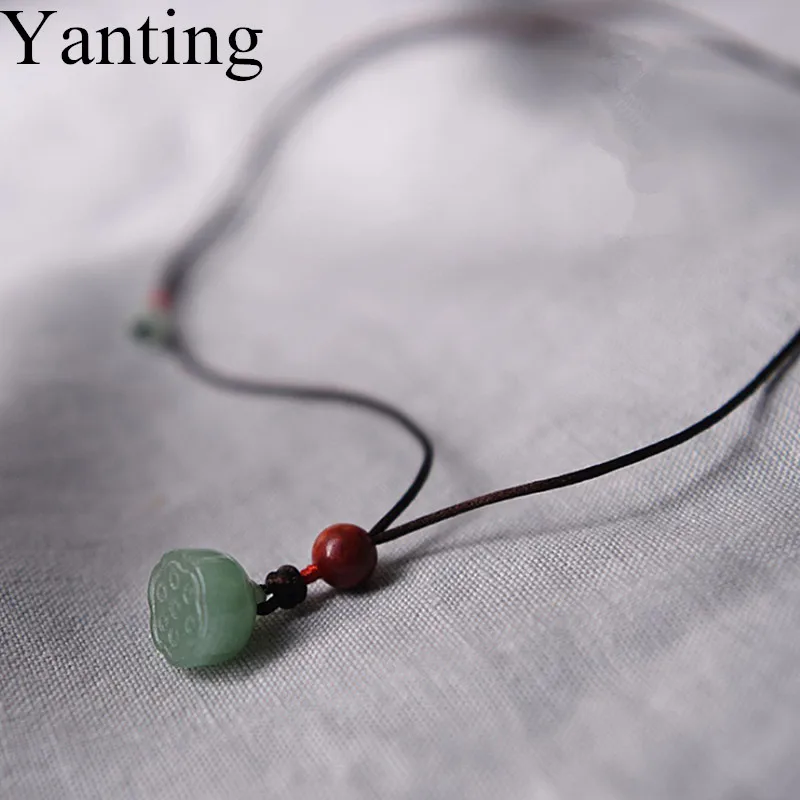 Yanting Aventurine Lotus Root Choker Necklace For Women Delicate Ethnic Simple Short Necklace Femme Handmade Jewelry 068
Yanting Aventurine Lotus Root Choker Necklace For Women Delicate Ethnic Simple Short Necklace Femme Handmade Jewelry 068