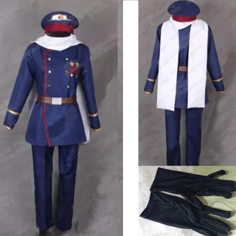 Anime Axis Powers Hetalia APH Soviet Union Russia Ivan Braginsky Cosplay Costume Army Uniform Custom Made
Anime Axis Powers Hetalia APH Soviet Union Russia Ivan Braginsky Cosplay Costume Army Uniform Custom Made