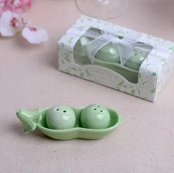 Bean ceramic salt and pepper shakers wedding favors gifts Two peas in a pod LX4303
Bean ceramic salt and pepper shakers wedding favors gifts Two peas in a pod LX4303