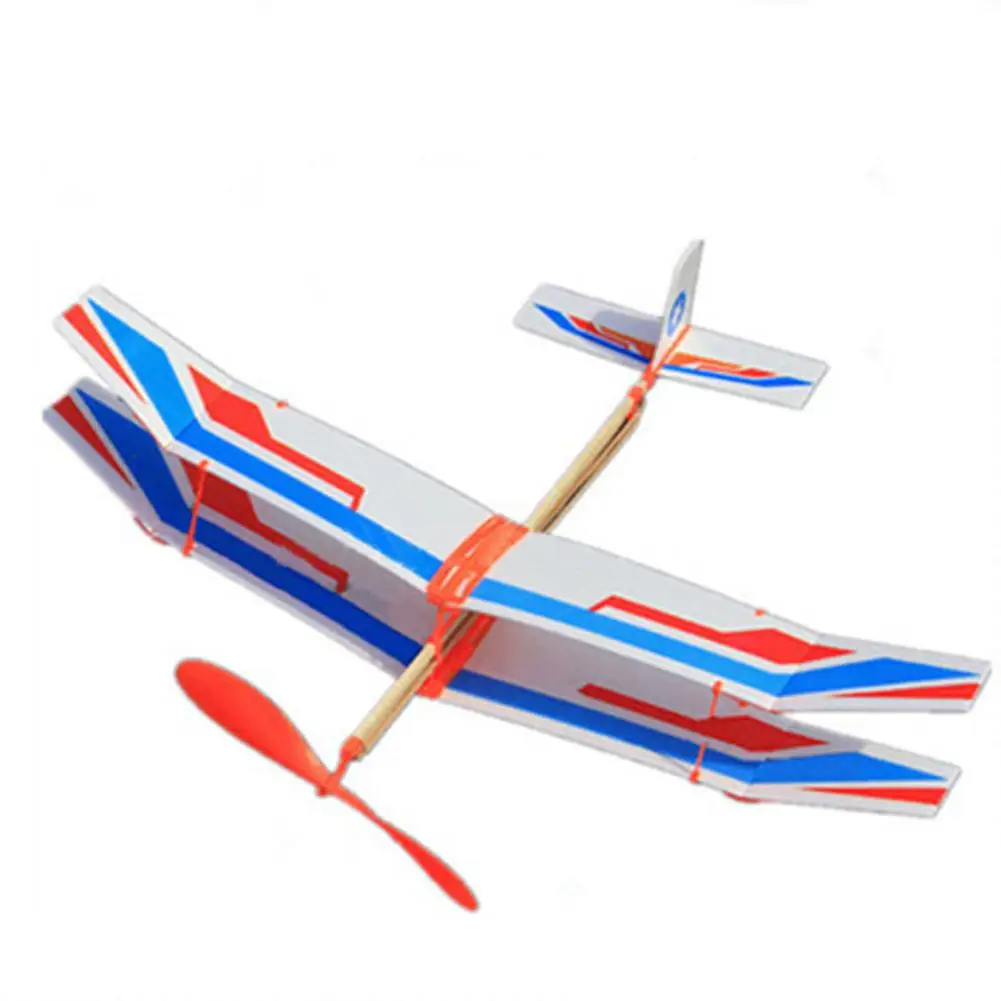 RCtown Assembly Glider Rubber Band Elastic Powered Flying Plane Biplane Educational Model Toy for Kids
RCtown Assembly Glider Rubber Band Elastic Powered Flying Plane Biplane Educational Model Toy for Kids