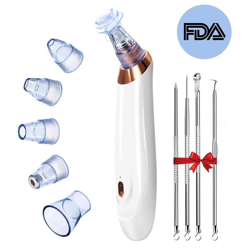 Beauty Vacuum Blackhead Remover Extractor Facial Acne Whitehead Pimple Pore Nose Face Cleanser Tool Device
Beauty Vacuum Blackhead Remover Extractor Facial Acne Whitehead Pimple Pore Nose Face Cleanser Tool Device