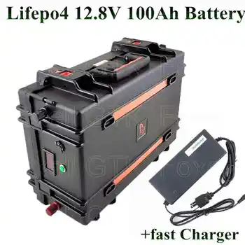With Plastic housing 12V Lithium battery 12V 100AH LiFePO4 BMS 4s for EBike Audio Equipment Trolling Motor scooter + 5A charger
With Plastic housing 12V Lithium battery 12V 100AH LiFePO4 BMS 4s for EBike Audio Equipment Trolling Motor scooter + 5A charger