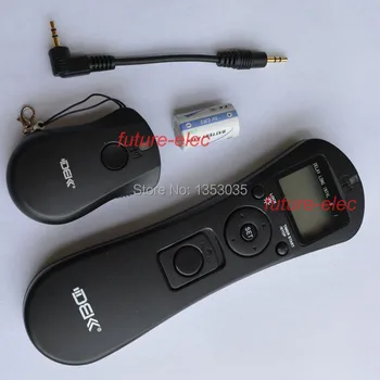 Pro 2.4GHz Wireless Timer Remote Controller Control Shutter Release Cord C1 fit for Canon Pentax SamSung DSLR Digital SLR Camera
Pro 2.4GHz Wireless Timer Remote Controller Control Shutter Release Cord C1 fit for Canon Pentax SamSung DSLR Digital SLR Camera