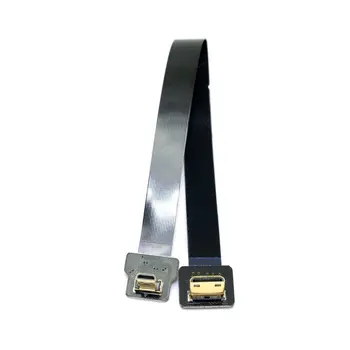 Jimier Down Angled 90 Degree FPV Micro HDMI Male to Mini HDMI FPC Flat Cable for GOPRO Multicopter Aerial Photography 20cm
Jimier Down Angled 90 Degree FPV Micro HDMI Male to Mini HDMI FPC Flat Cable for GOPRO Multicopter Aerial Photography 20cm