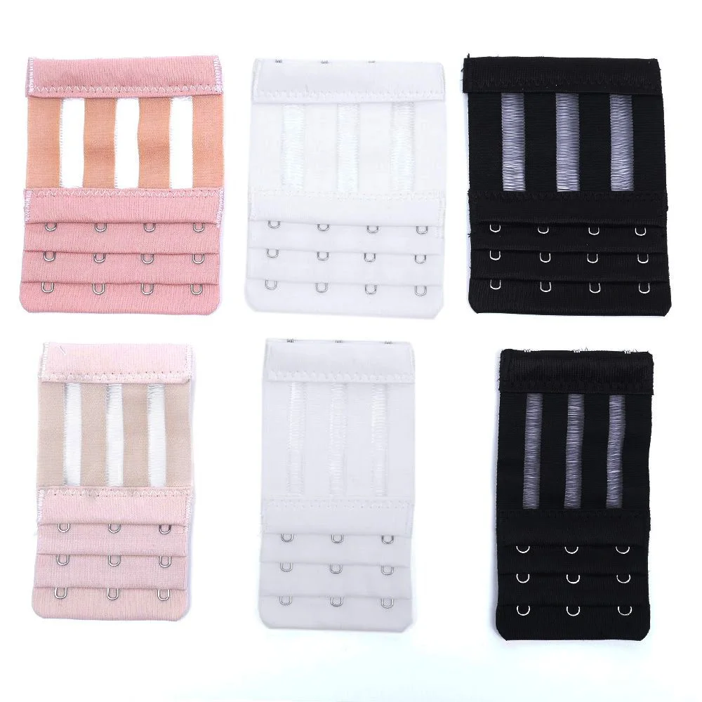 3 Rows 3/4 Hooks Women Adjustable Bra Extender Strap Extension Buckle Bra Strap Adapter Converter Intimates Accessories
3 Rows 3/4 Hooks Women Adjustable Bra Extender Strap Extension Buckle Bra Strap Adapter Converter Intimates Accessories
