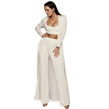 Women Clothes Sets Fashion Ladies Three Piece Set Belted High Waist Long Sleeve Coat Spaghetti Strap Cop Top Pants Suit Knitwear
Women Clothes Sets Fashion Ladies Three Piece Set Belted High Waist Long Sleeve Coat Spaghetti Strap Cop Top Pants Suit Knitwear