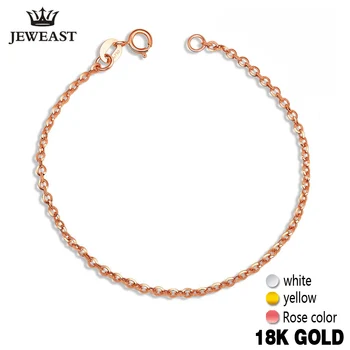 18k Gold Bracelet Women Girls White Yellow Rose Anklet Simple Gift Genuine Real Solid Pure Fine Bagles Party Classic 2020 Hot
18k Gold Bracelet Women Girls White Yellow Rose Anklet Simple Gift Genuine Real Solid Pure Fine Bagles Party Classic 2020 Hot