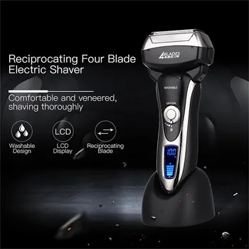 100-240V Rechargeable Electric Shaver 4 Blade Washable Electric Shaving Razors LCD Display Beard Trimmer Men Face Care Barbeador
100-240V Rechargeable Electric Shaver 4 Blade Washable Electric Shaving Razors LCD Display Beard Trimmer Men Face Care Barbeador
