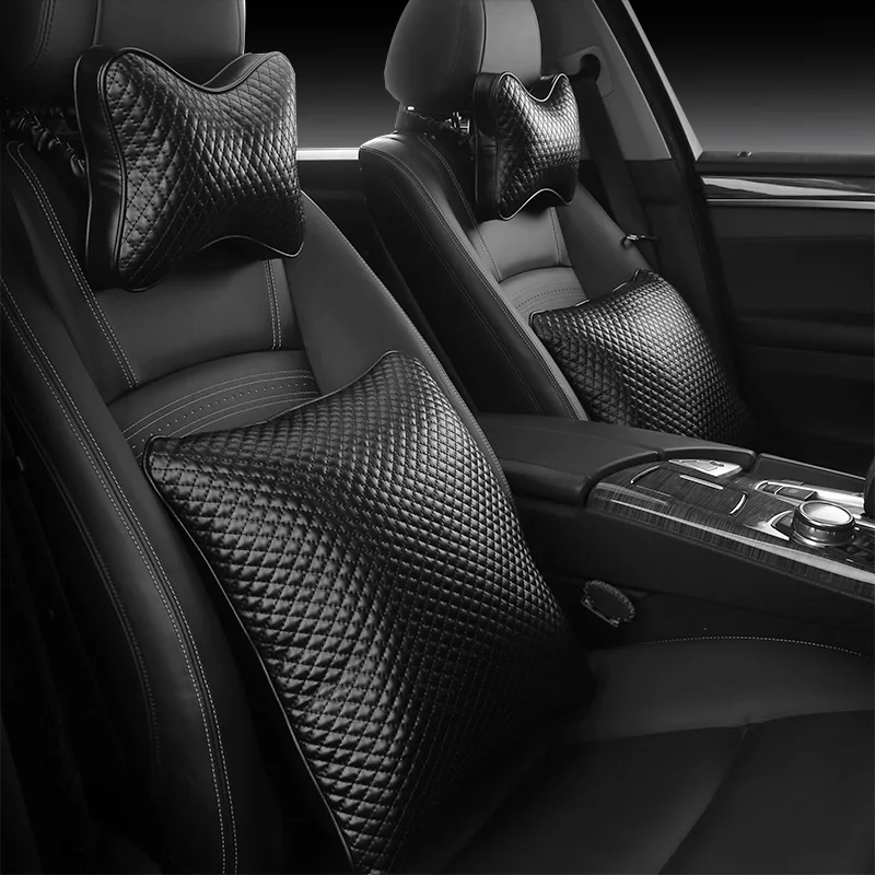 Microfiber Leather Car Seat Neck Pillows Auto Headrest Cushion Cover Head Waist Supports For Seats Interior Accessories Black
Microfiber Leather Car Seat Neck Pillows Auto Headrest Cushion Cover Head Waist Supports For Seats Interior Accessories Black