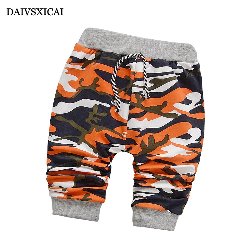 Daivsxicai милые камуфляжные штаны для маленьких мальчиков модные повседневные