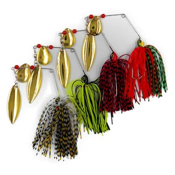 4PCS/Lot Fishing lures 14.3G 1 Hook Spinner bait swivel wobbler artificial hard bait fishing tackle Swimbait tackle all depth
4PCS/Lot Fishing lures 14.3G 1 Hook Spinner bait swivel wobbler artificial hard bait fishing tackle Swimbait tackle all depth