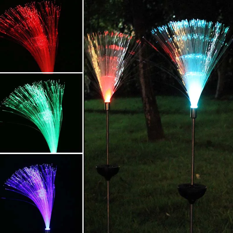 2Pcs Outdoor Optical Fiber Light for Garden Novelty Solar Powered Colorful LED Lawn Night Decorative Lamp waterproof
2Pcs Outdoor Optical Fiber Light for Garden Novelty Solar Powered Colorful LED Lawn Night Decorative Lamp waterproof