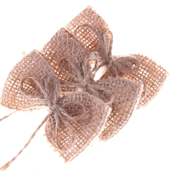 10PCS 6.5*3.5 cm Wedding Natural Jute Burlap Hessian Flower Bow Handmade Rustic Wedding Decor DIY Craft Supplies Decoration
10PCS 6.5*3.5 cm Wedding Natural Jute Burlap Hessian Flower Bow Handmade Rustic Wedding Decor DIY Craft Supplies Decoration