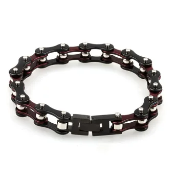 23cm*10mm 59g Classic 316L Stainless Steel Black Silver color Handmade Bike Chain Bracelets Bangles For Men Boy,Fashion Jewelry
23cm*10mm 59g Classic 316L Stainless Steel Black Silver color Handmade Bike Chain Bracelets Bangles For Men Boy,Fashion Jewelry